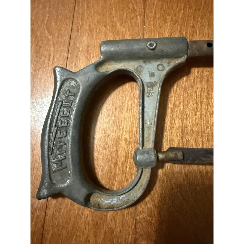 VINTAGE MITEECUT HACKSAW MADE IN USA ADJUSTABLE BLADE